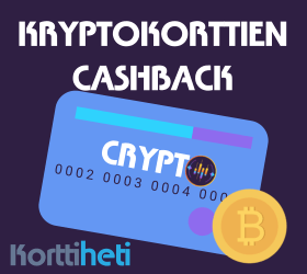 Kryptokortit cashback